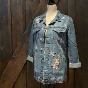 Eighty Two embroidered jean jacket